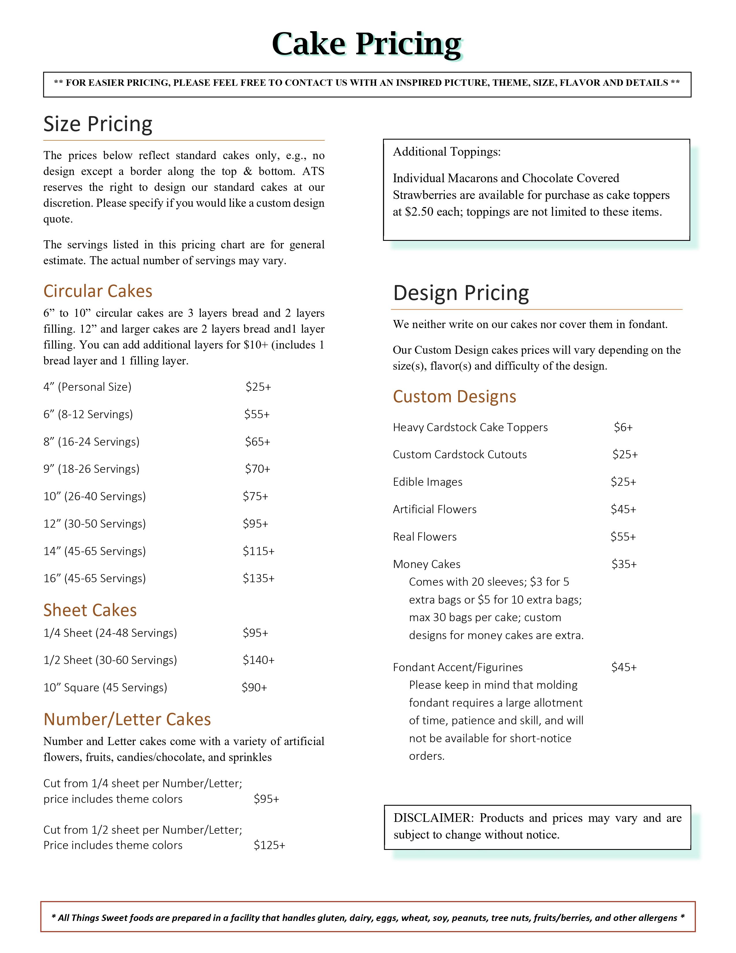 Menu page 3